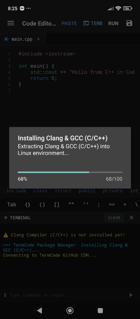 Extracting Clang and GCC into Linux